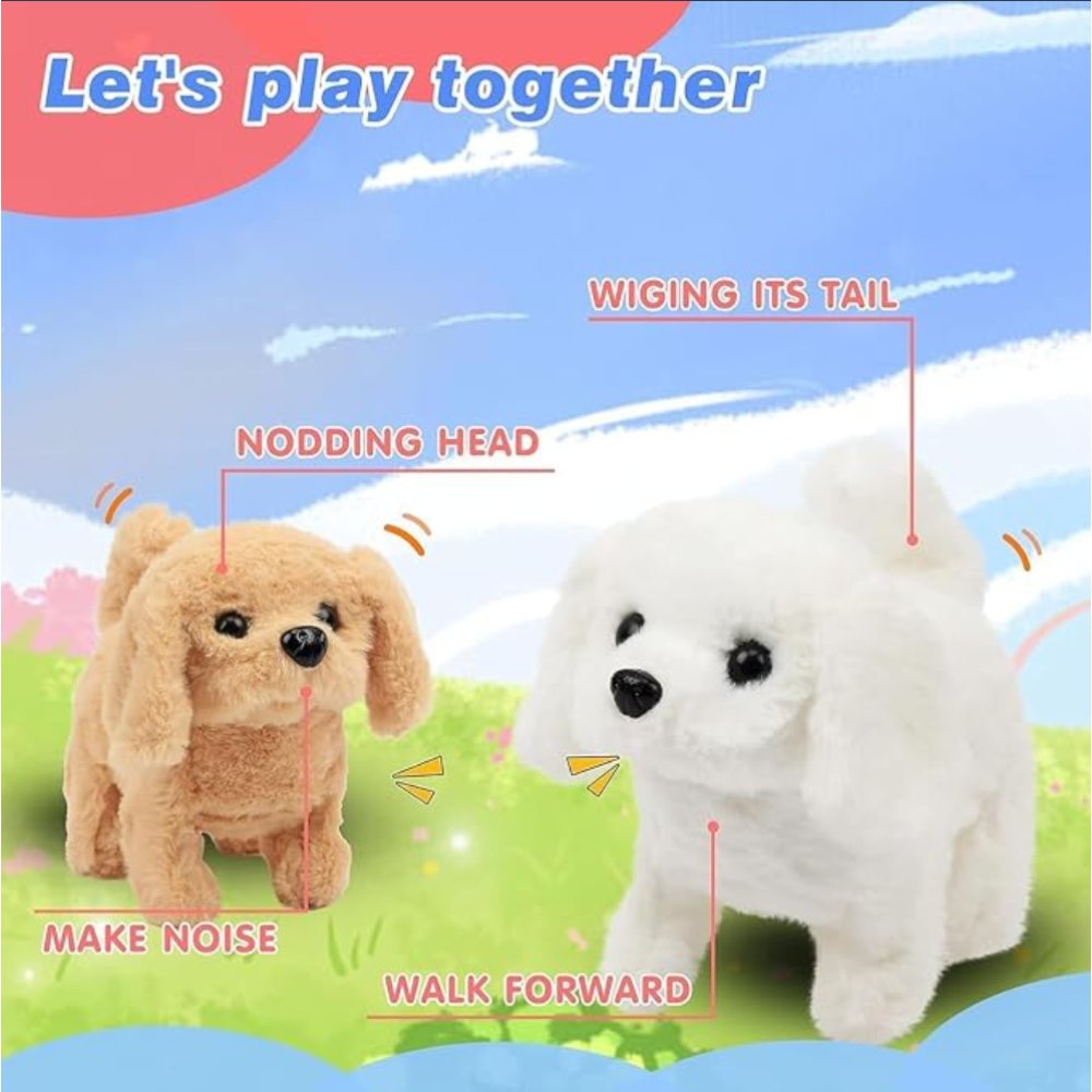 Interactive Walking & Barking Robot Puppy Toy for Kids