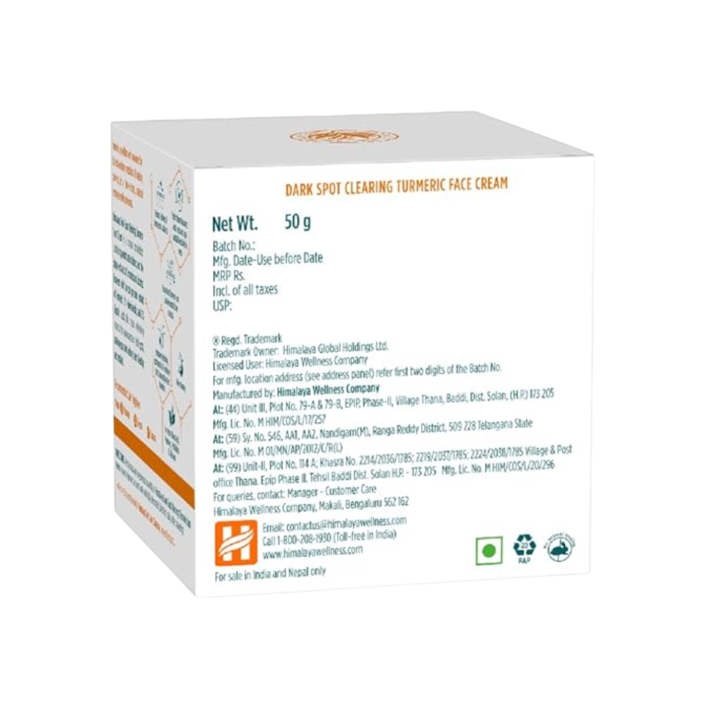 Himalaya Dark Spot Clearing Turmeric Face Cream