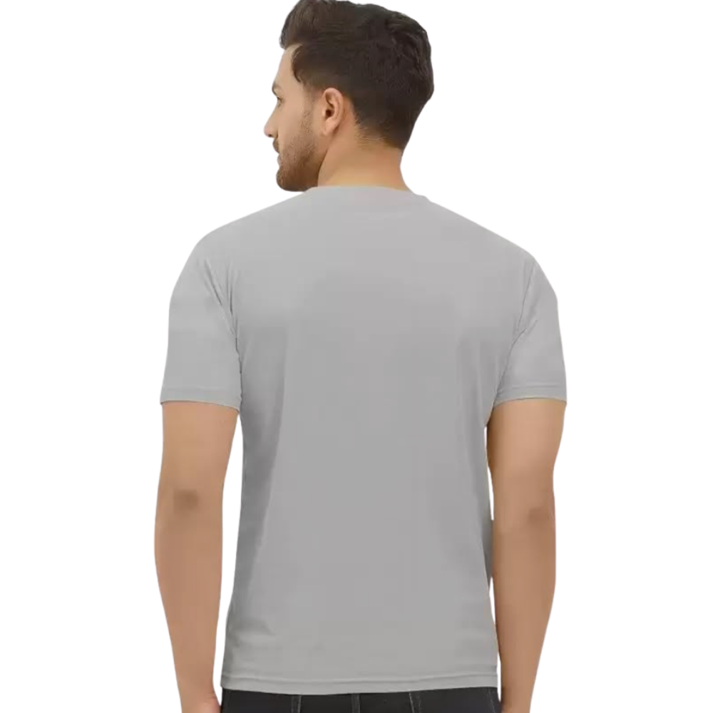 Men Printed Round Neck Pure Cotton  T-Shirt