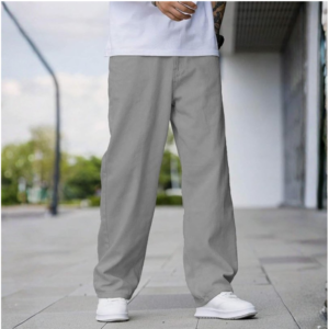 Men Baggy Loose Fit Mid-Rise Cotton Relaxed Jeans
